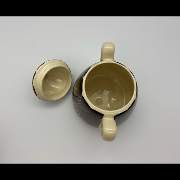 6 Piece Lot of Purinton Intaglio Brown Pottery - Picture 5 of 12